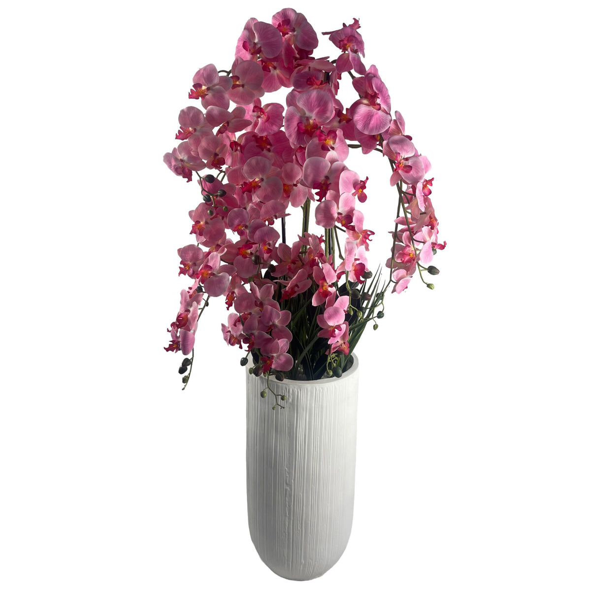 150cm Artificial Pink Orchid Potted Display – image 6