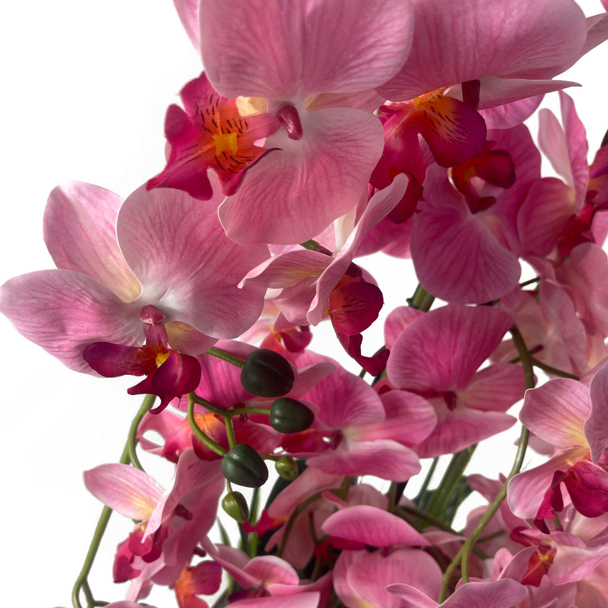 150cm Artificial Pink Orchid Potted Display – image 3