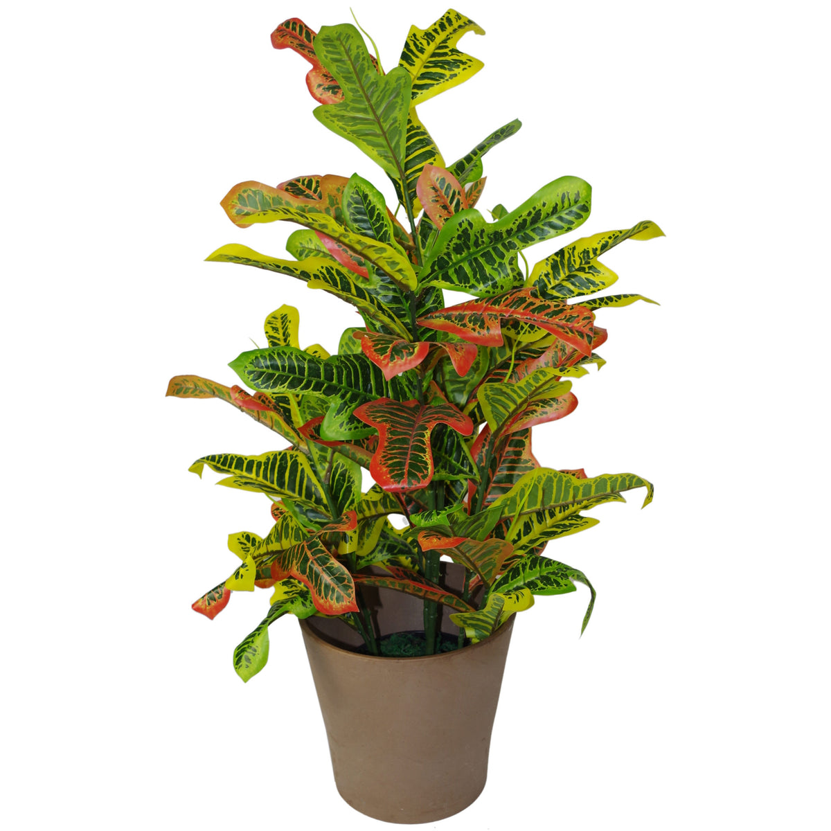 90cm Artificial Codiaeum Multicoloured House Plant - Large – image 2