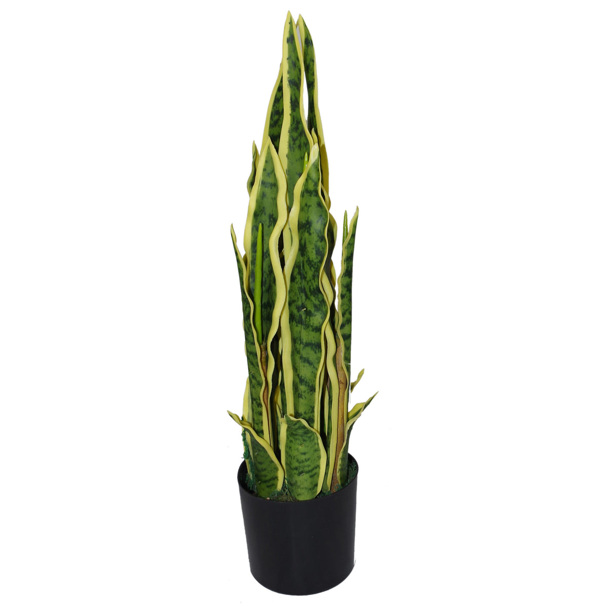 55cm Artificial Sansevieria Yellow Green Indoor Plant – image 2