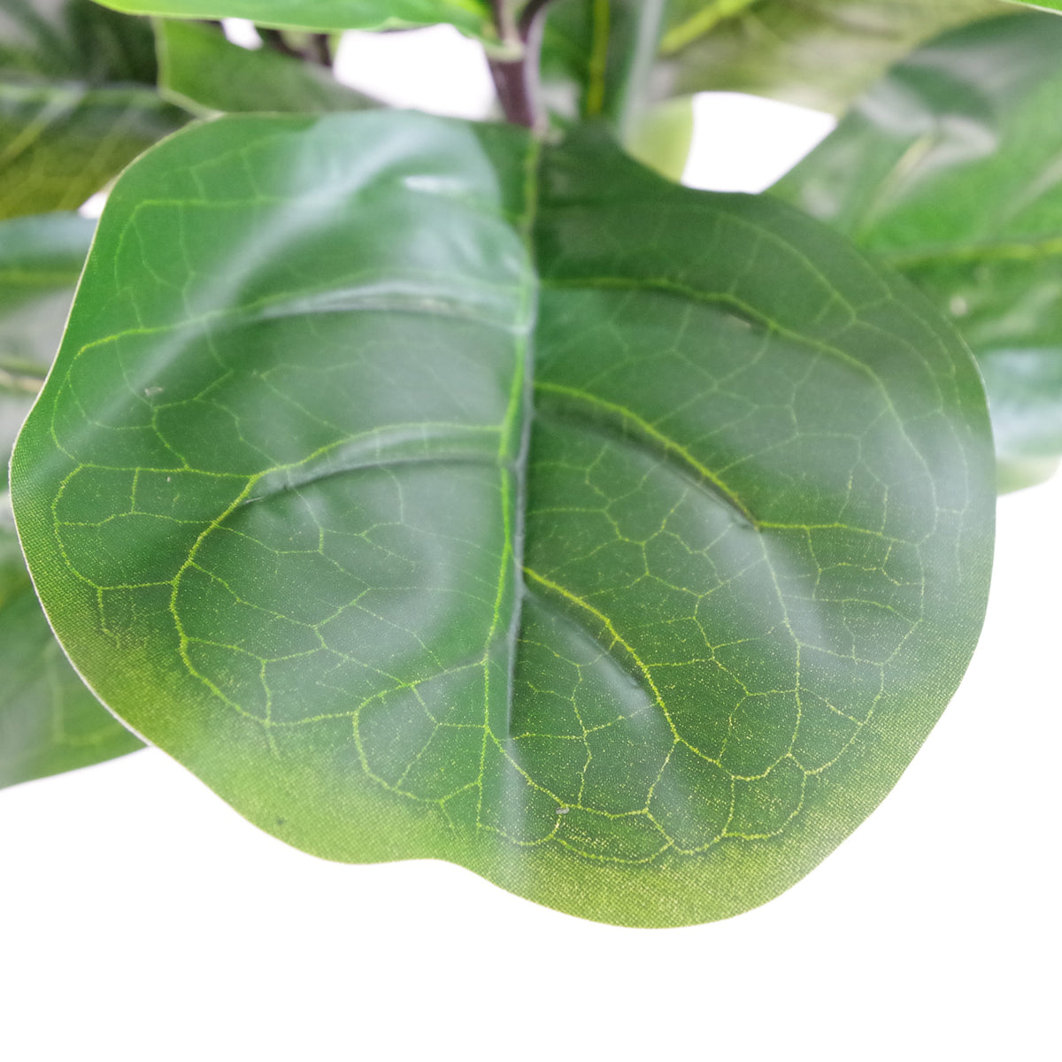 120cm (4ft) Large Artificial Fiddle Fig Tree Ficus Lyrata Plant – image 2