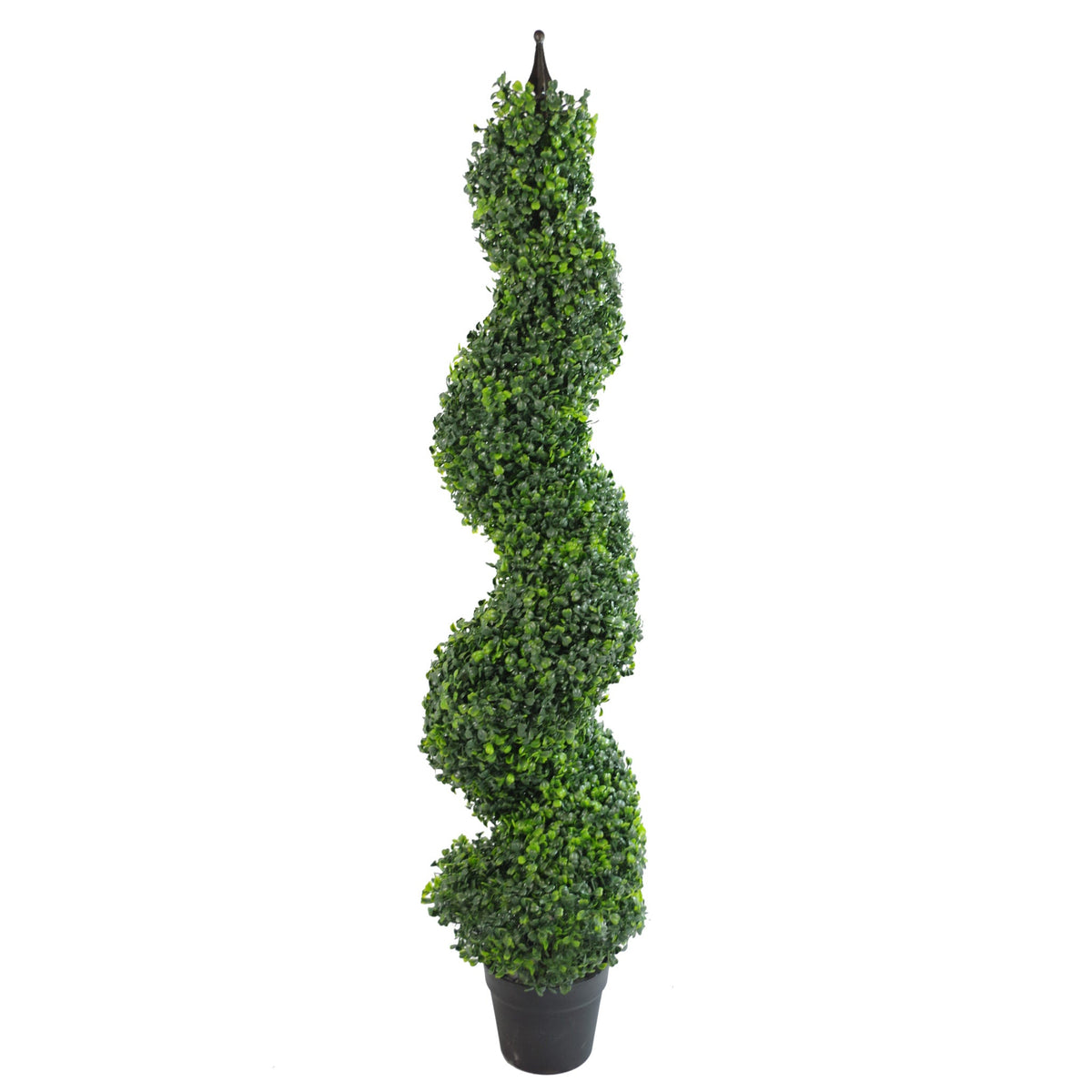 90cm (3ft) Tall Artificial Boxwood Tower Tree Topiary Spiral Decorative Top – image 13