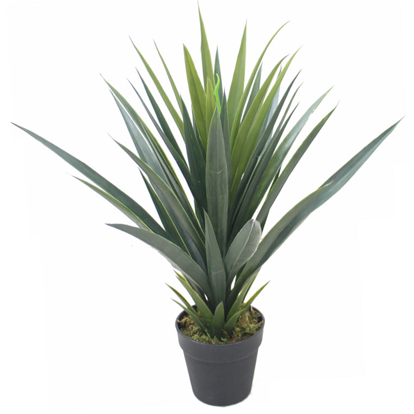 90cm Metal Planter with Artificial Yucca Plant – image 7