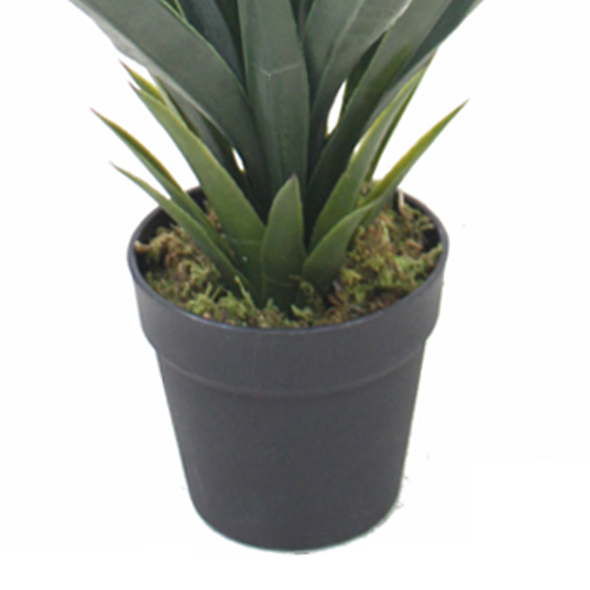 90cm Metal Planter with Artificial Yucca Plant – image 8