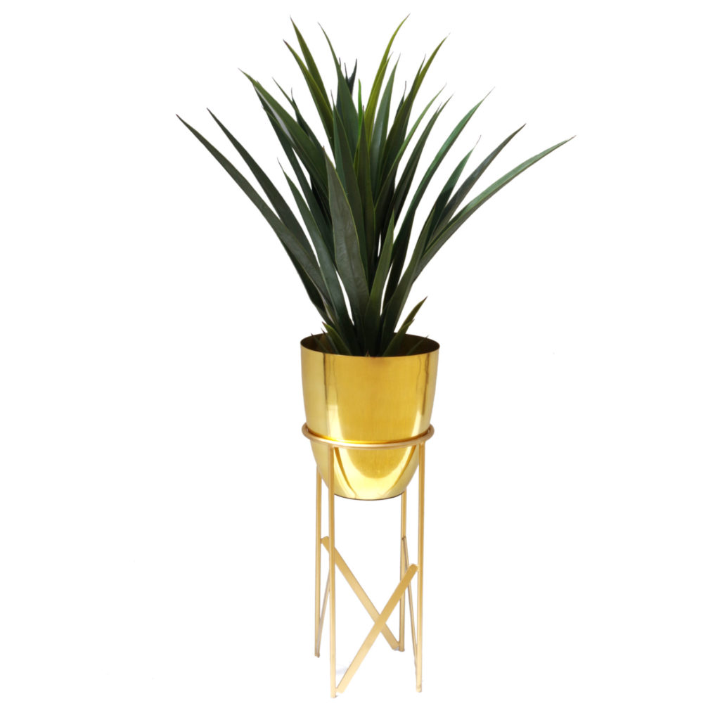 55cm Metal Planter with Matching Stand – image 6