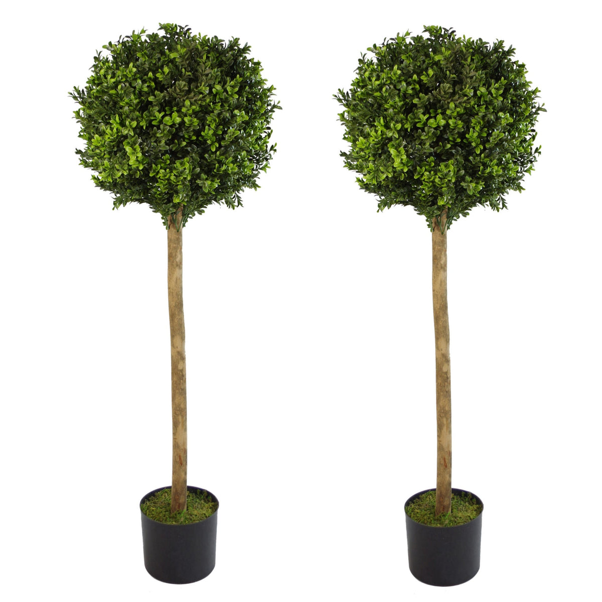 120cm (4ft) Artificial Boxwood Buxus Ball Topiary Tree – image 4