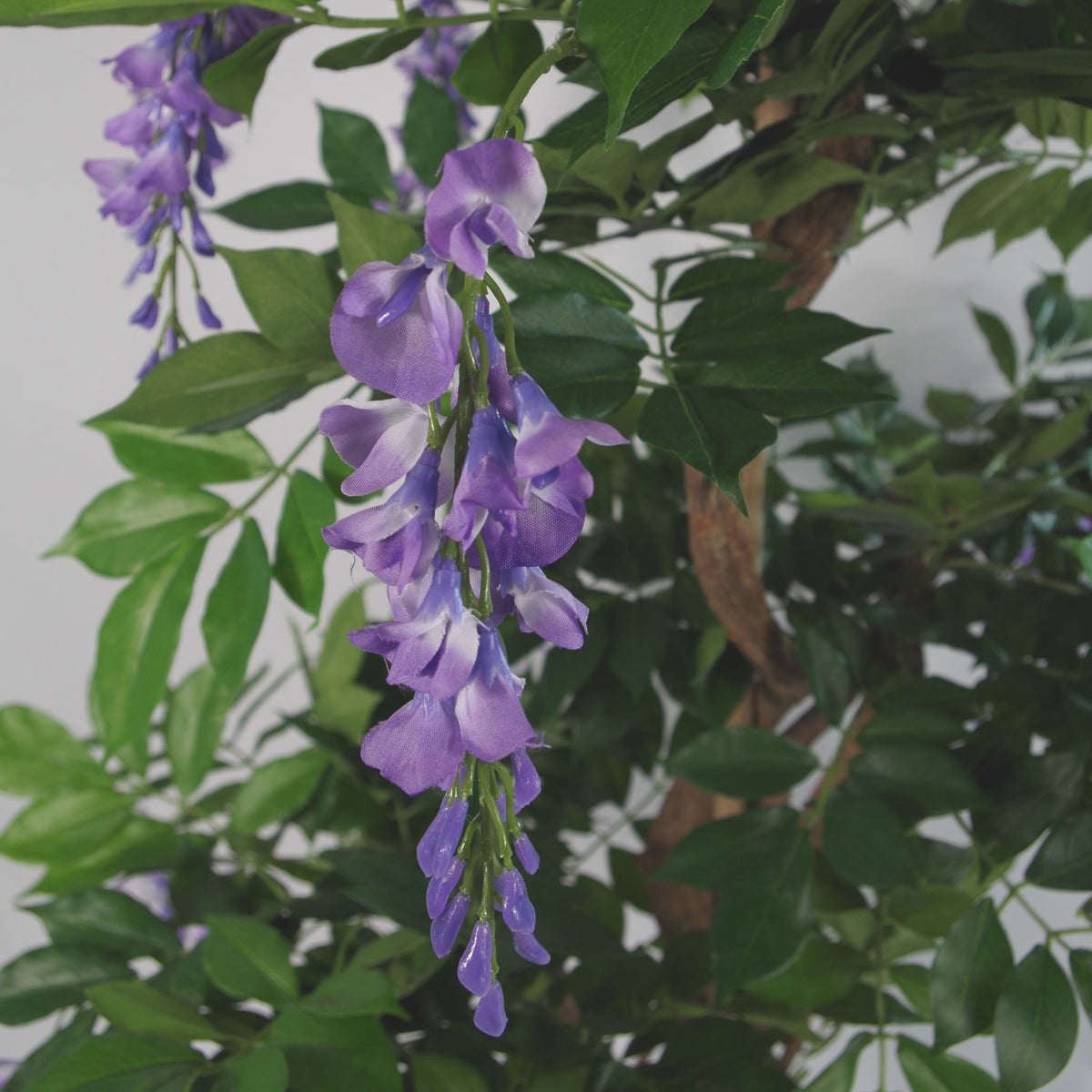 110cm Artificial Purple Wisteria Tree – image 3