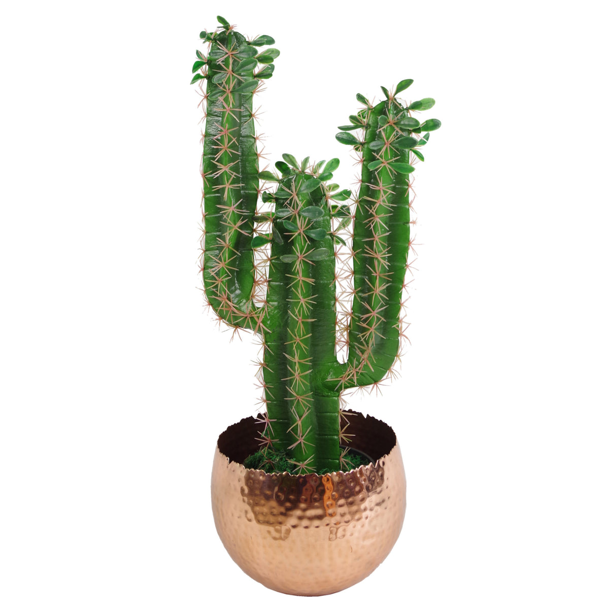 Leaf Large Metal Planter Hammered Handmade - Curvy Edge – image 12