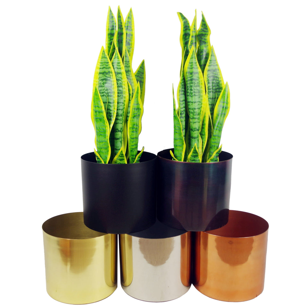 Leaf Metal Planter Plant Pot 20 x 18cm – image 25