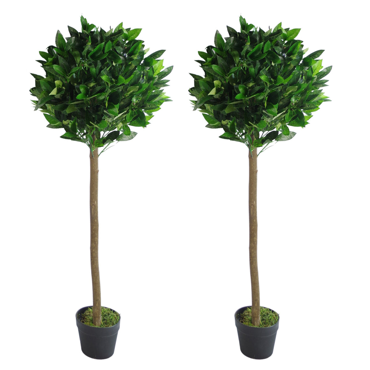 Artificial Bay Trees Natural Straight Trunk Topiary Bay Laurel Ball Tree – image 7