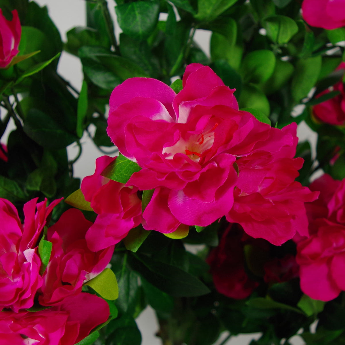 100cm Premium Artificial Azalea Pink Flowers Potted Plant – image 4