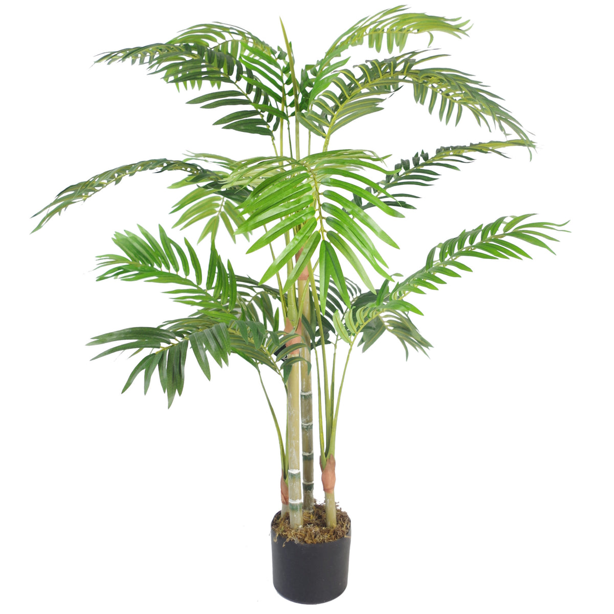 120cm (4ft) Premium Artificial Areca Palm with pot – image 3