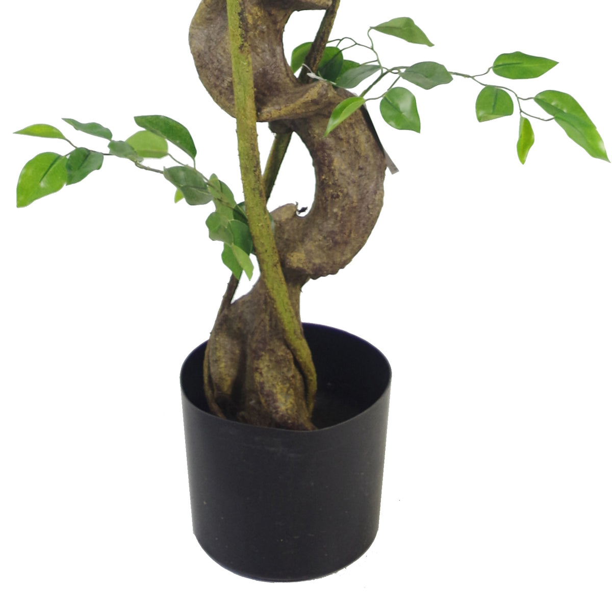 120cm Twisted Trunk Artificial Japanese Fruticosa Style Ficus Tree – image 8
