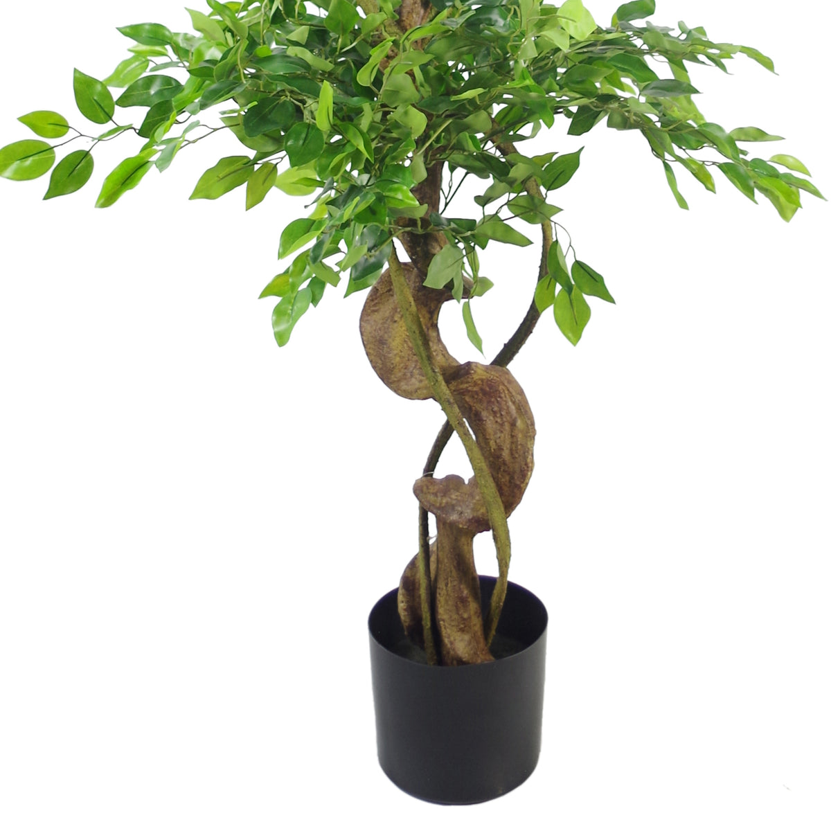 150cm Twisted Trunk Artificial Japanese Fruticosa Style Ficus Tree – image 7