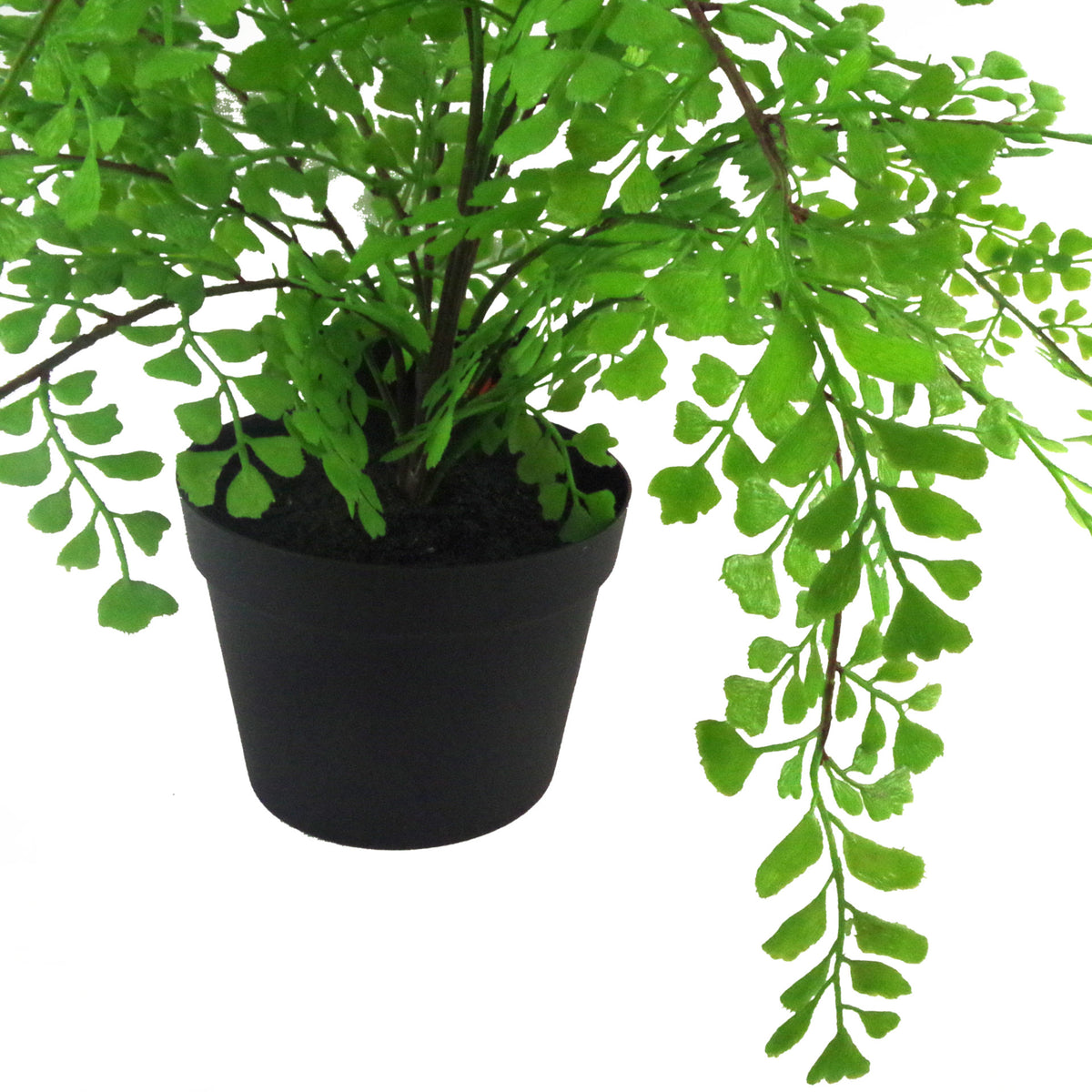 35cm Artificial Potted Fern Plant (Southern Maidenhair Fern) – image 4