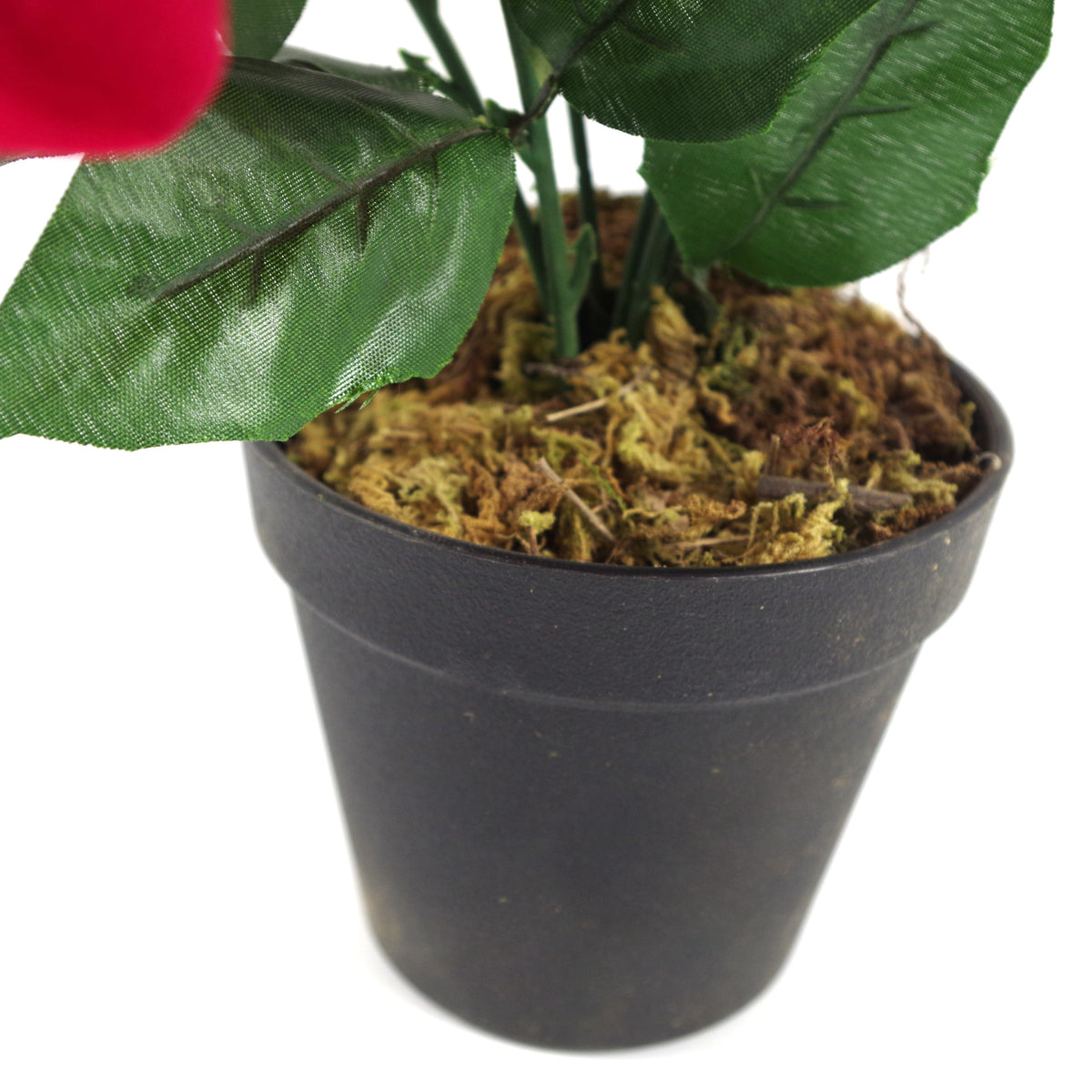 Artificial Christmas Xmas Red Poinsettia Table Display – image 9