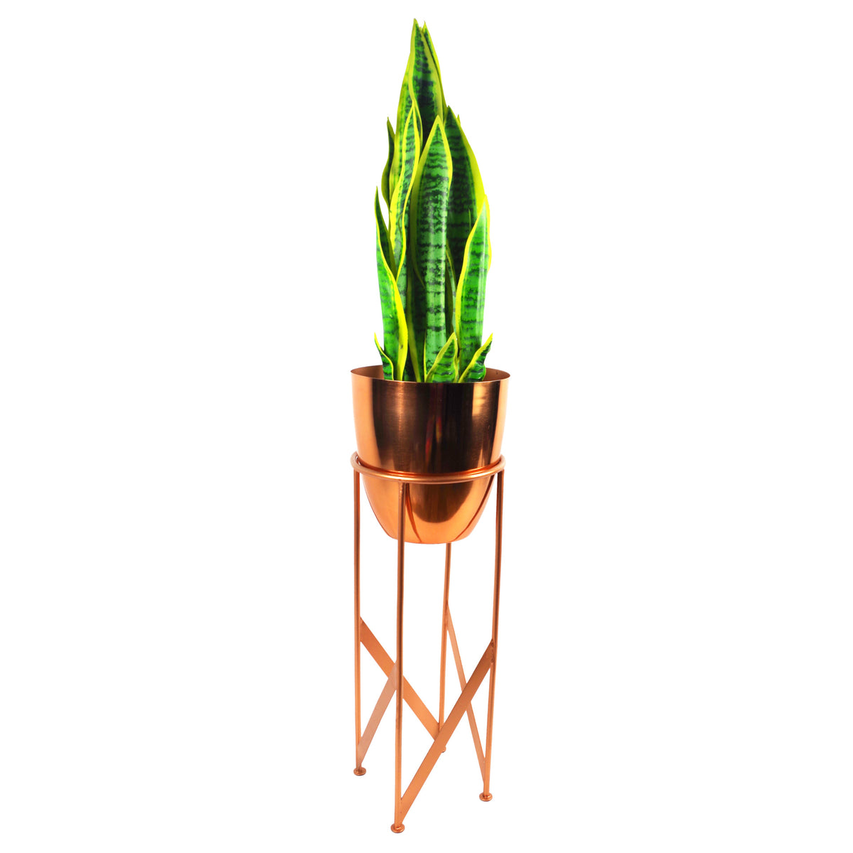 55cm Metal Planter with Matching Stand – image 5