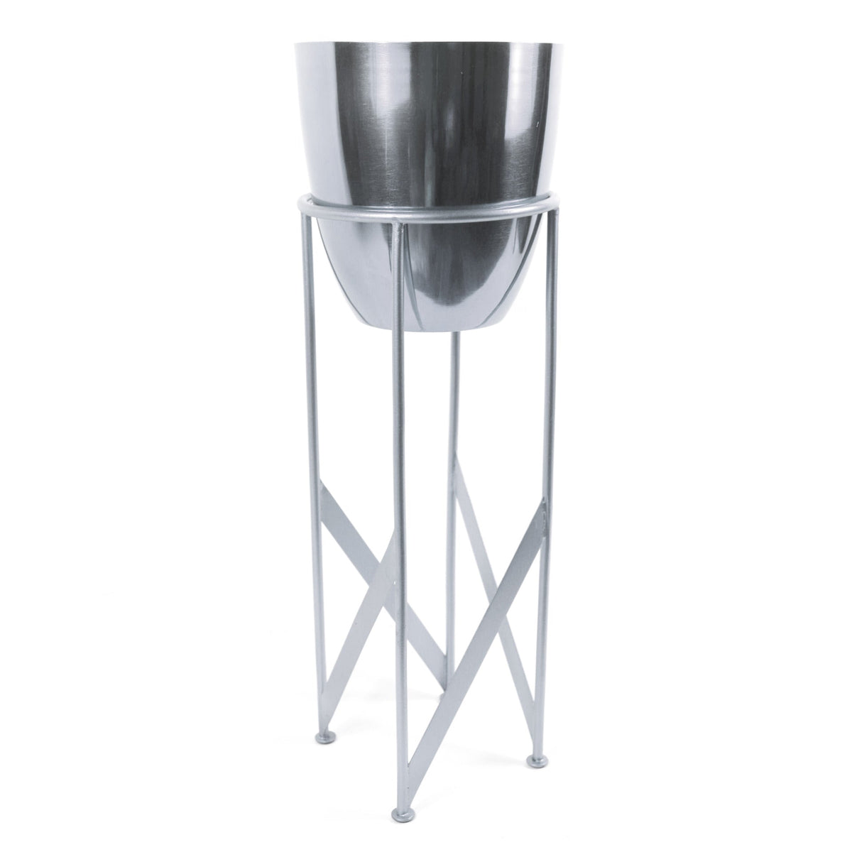 90cm Metal Planter with Artificial Yucca Plant – image 10