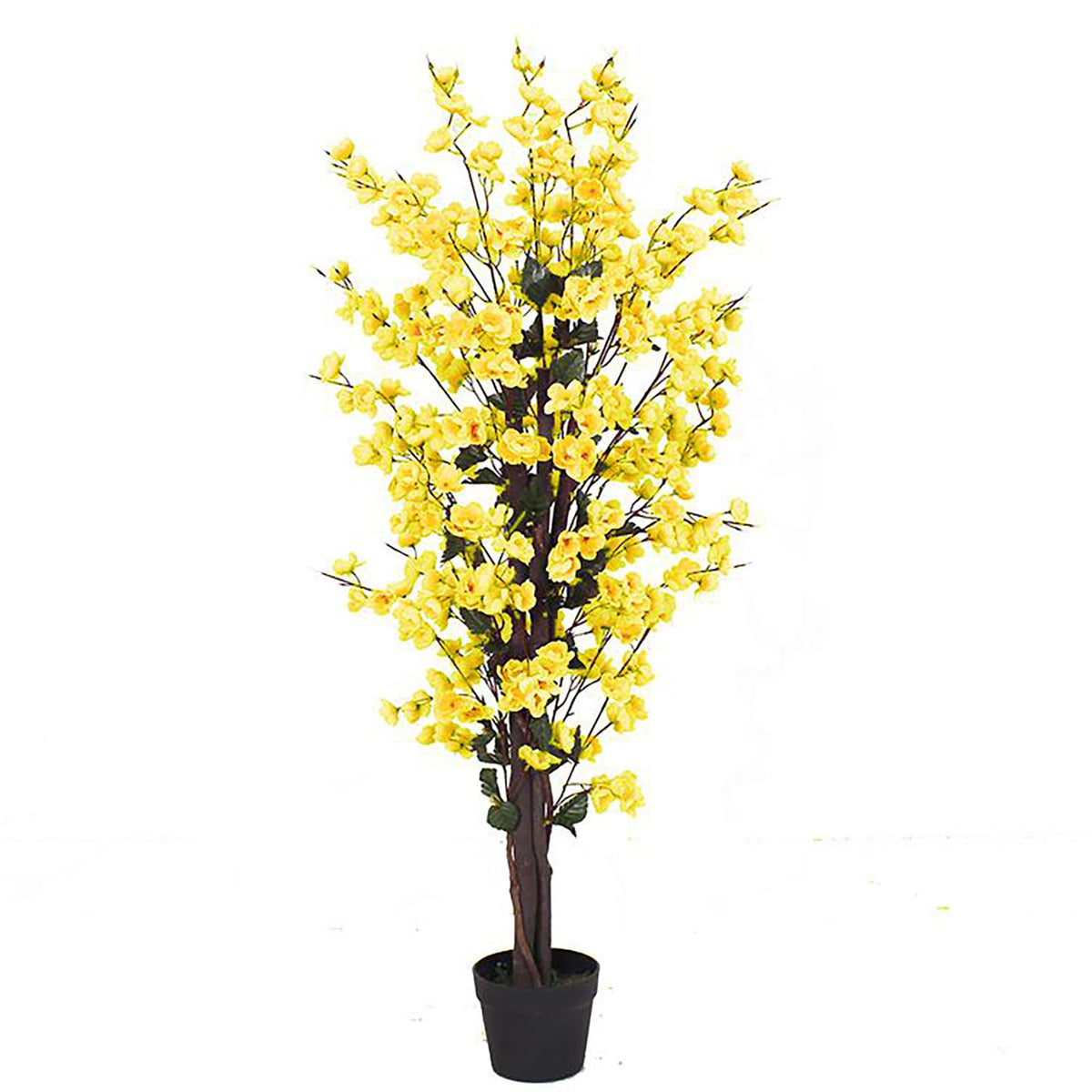 120cm Artificial Realistic Cherry Blossom Tree with Natural Trunk – image 3