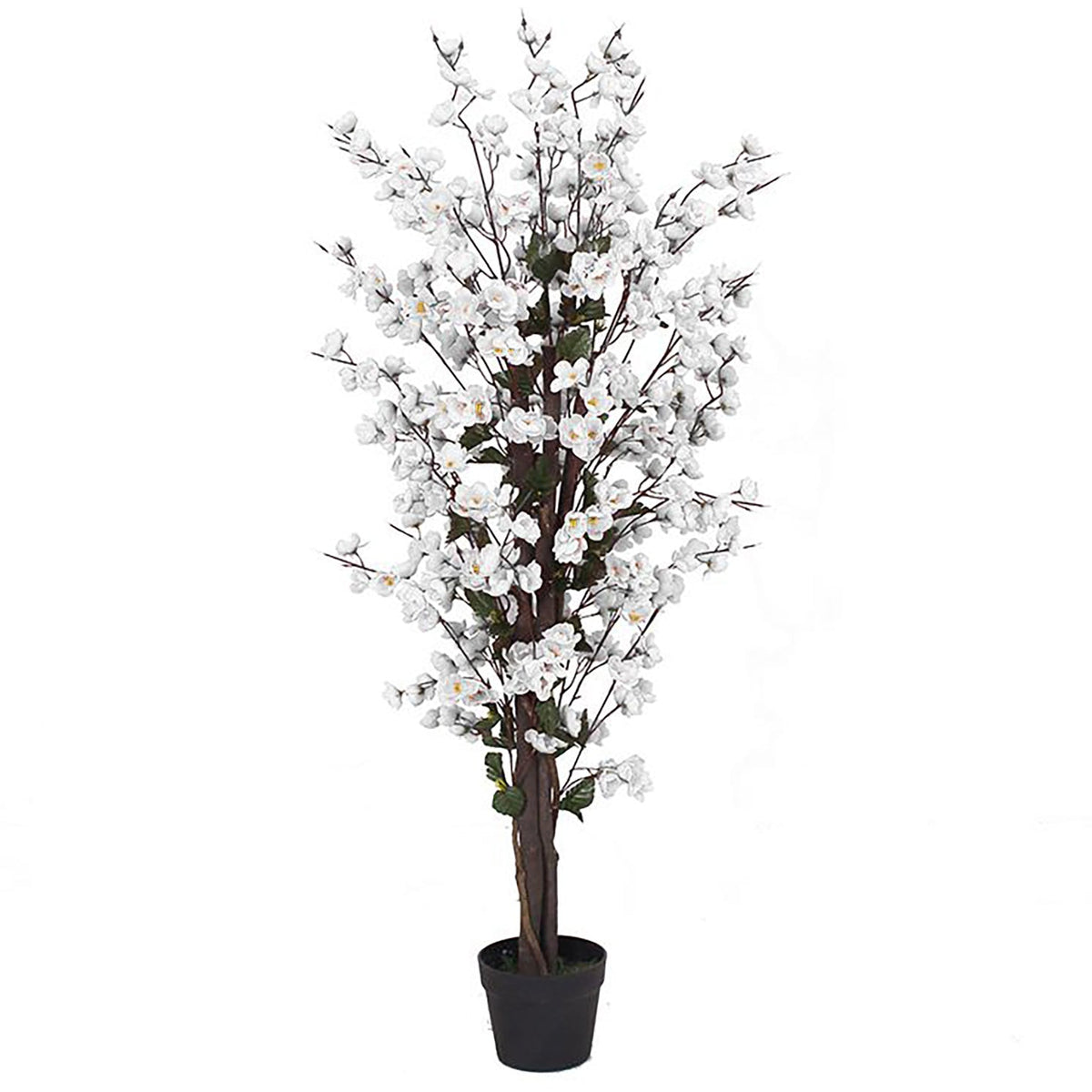 120cm Artificial Realistic Cherry Blossom Tree with Natural Trunk – image 4