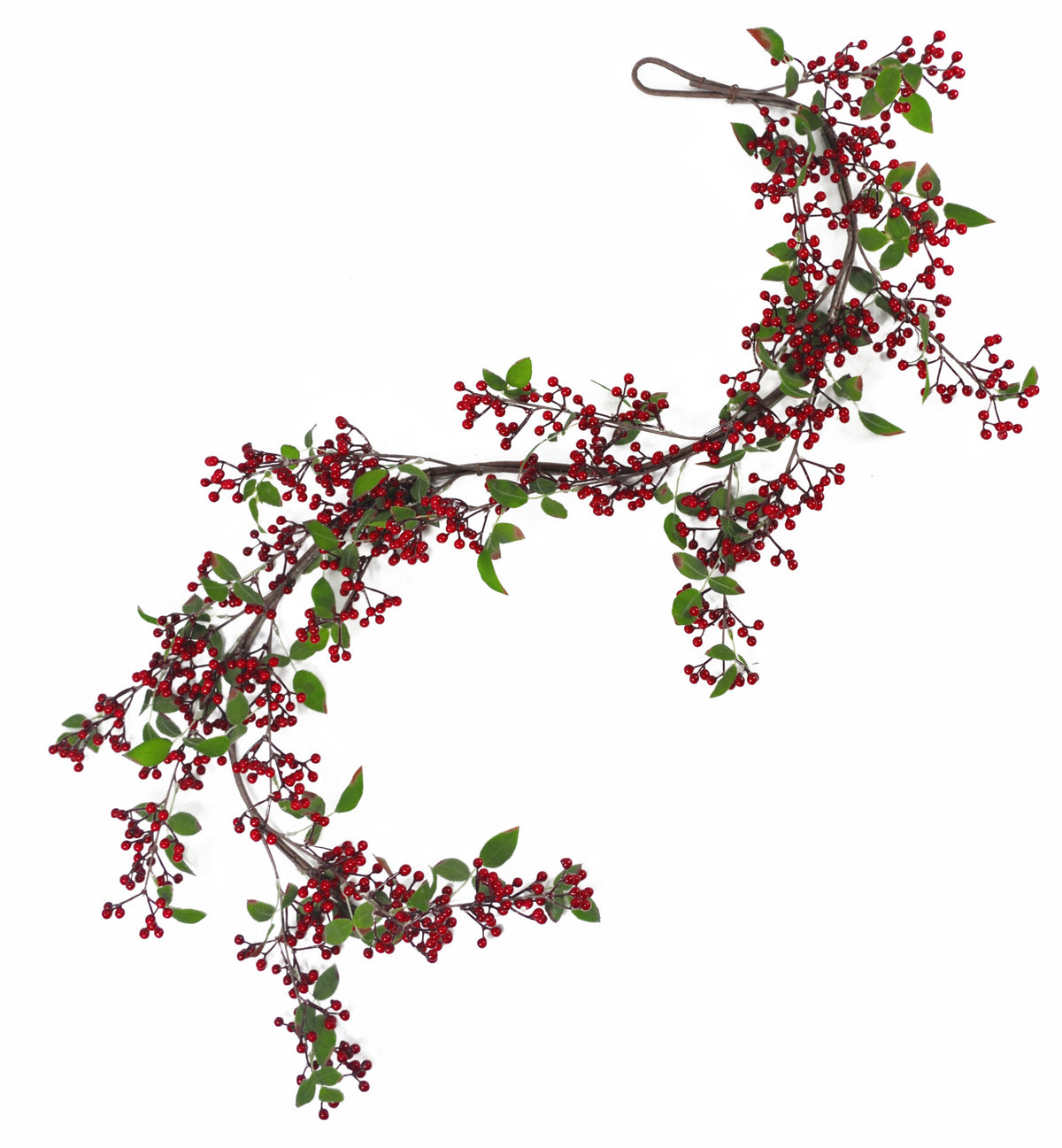 150cm Luxury Christmas Natural Look Artificial Red Berry Floristry Garland