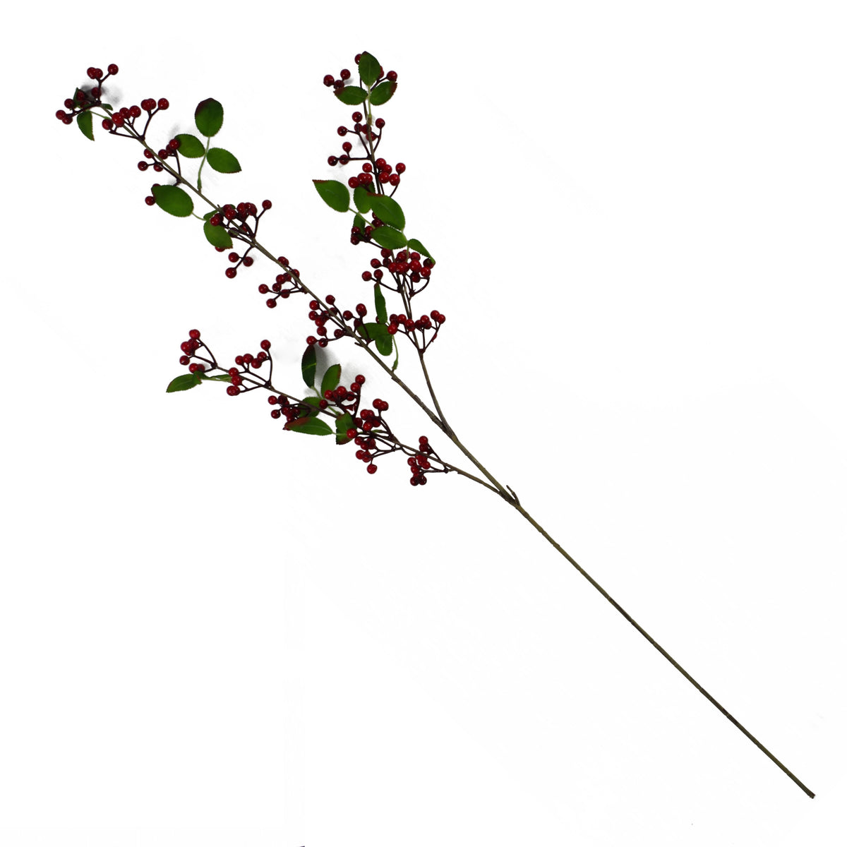 80cm Artificial Red Christmas Berry Spray – image 5