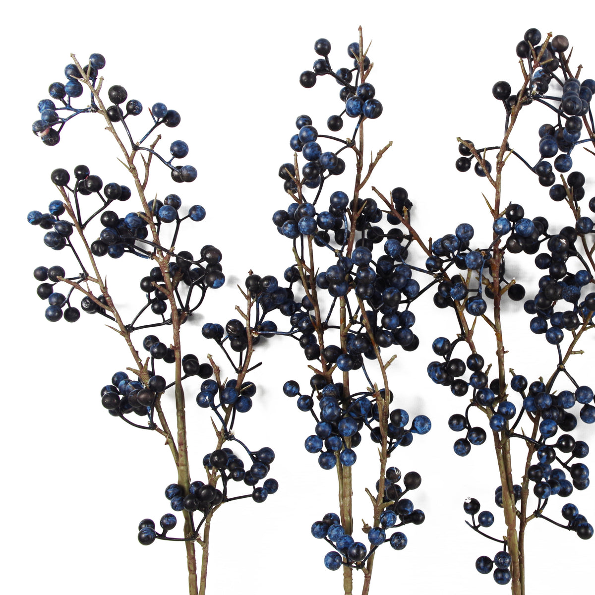 70cm Artificial Blue Berry Spray – image 7