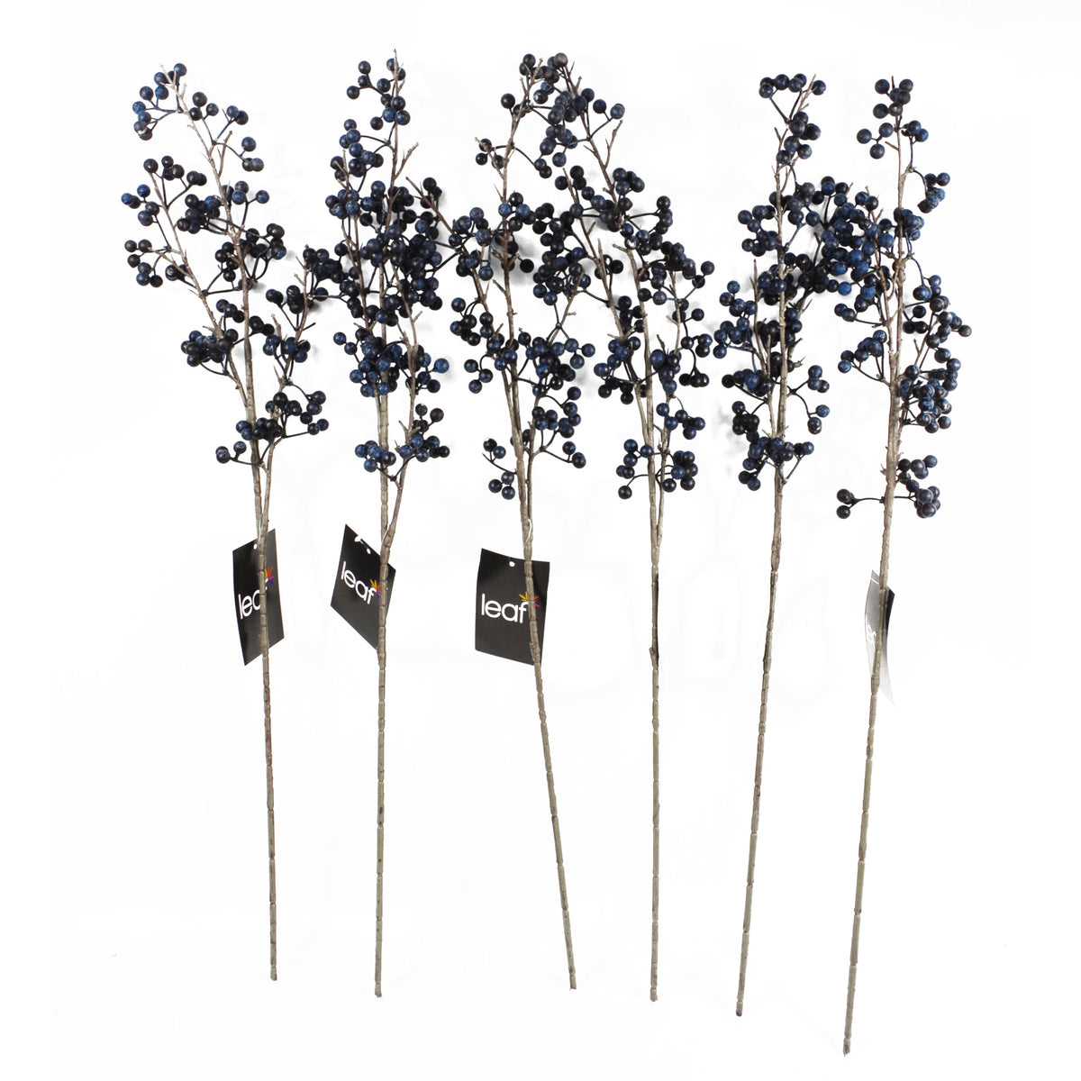 70cm Artificial Blue Berry Spray – image 3