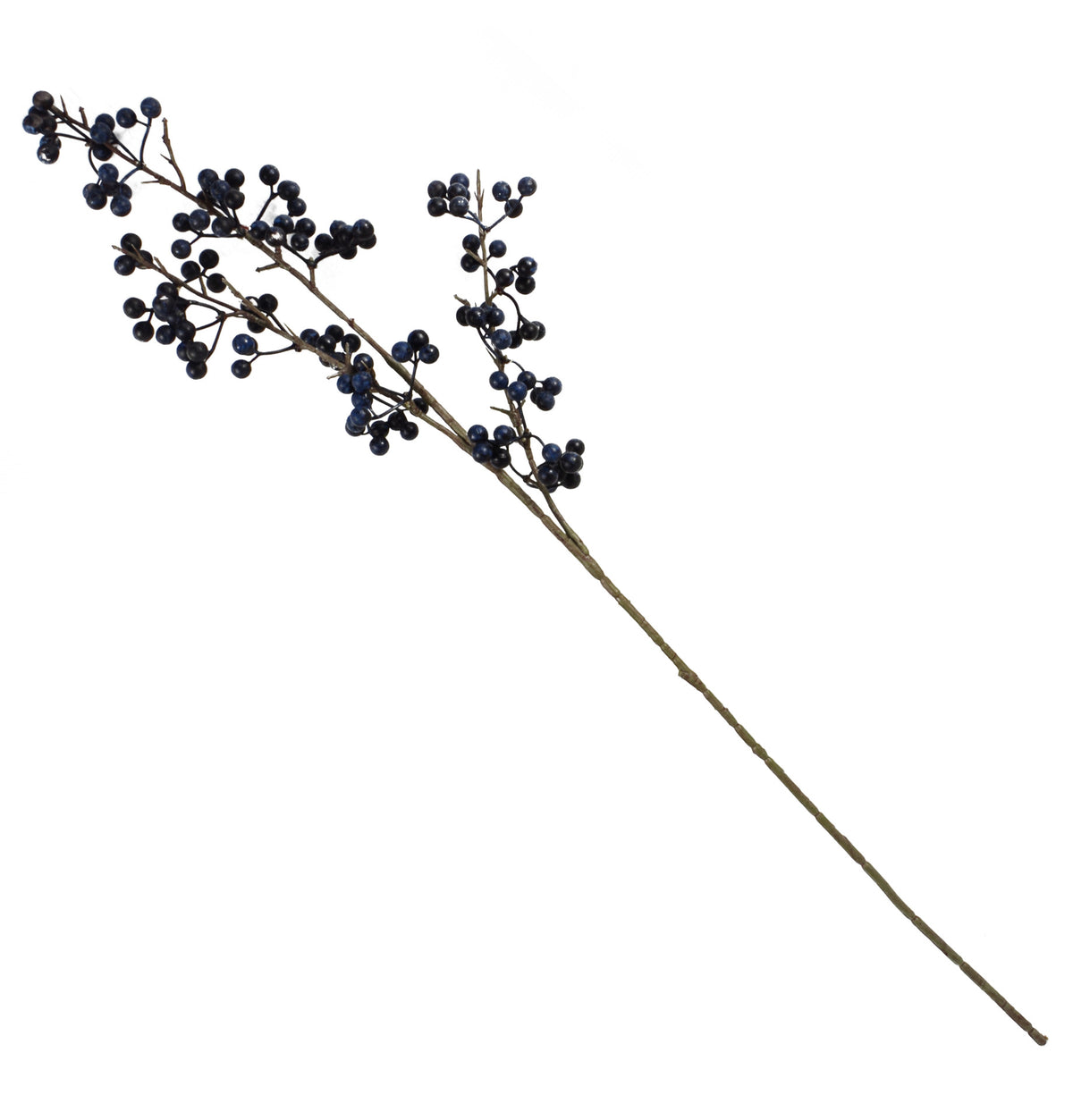 70cm Artificial Blue Berry Spray – image 2
