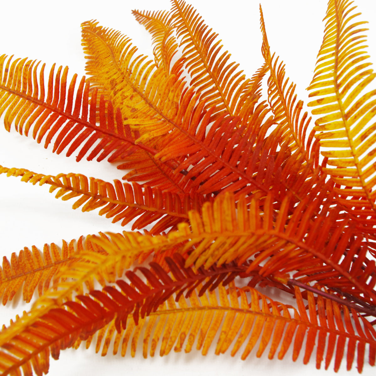 55cm Artificial Autumn Fern Bush Plant – image 5