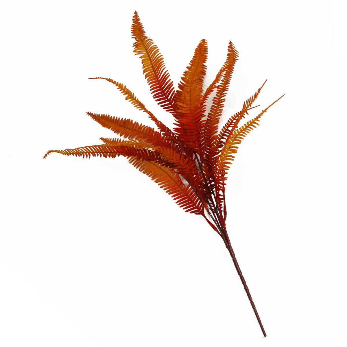 55cm Artificial Autumn Fern Bush Plant – image 4