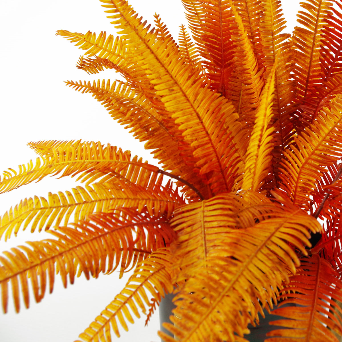 55cm Artificial Autumn Fern Bush Plant – image 3