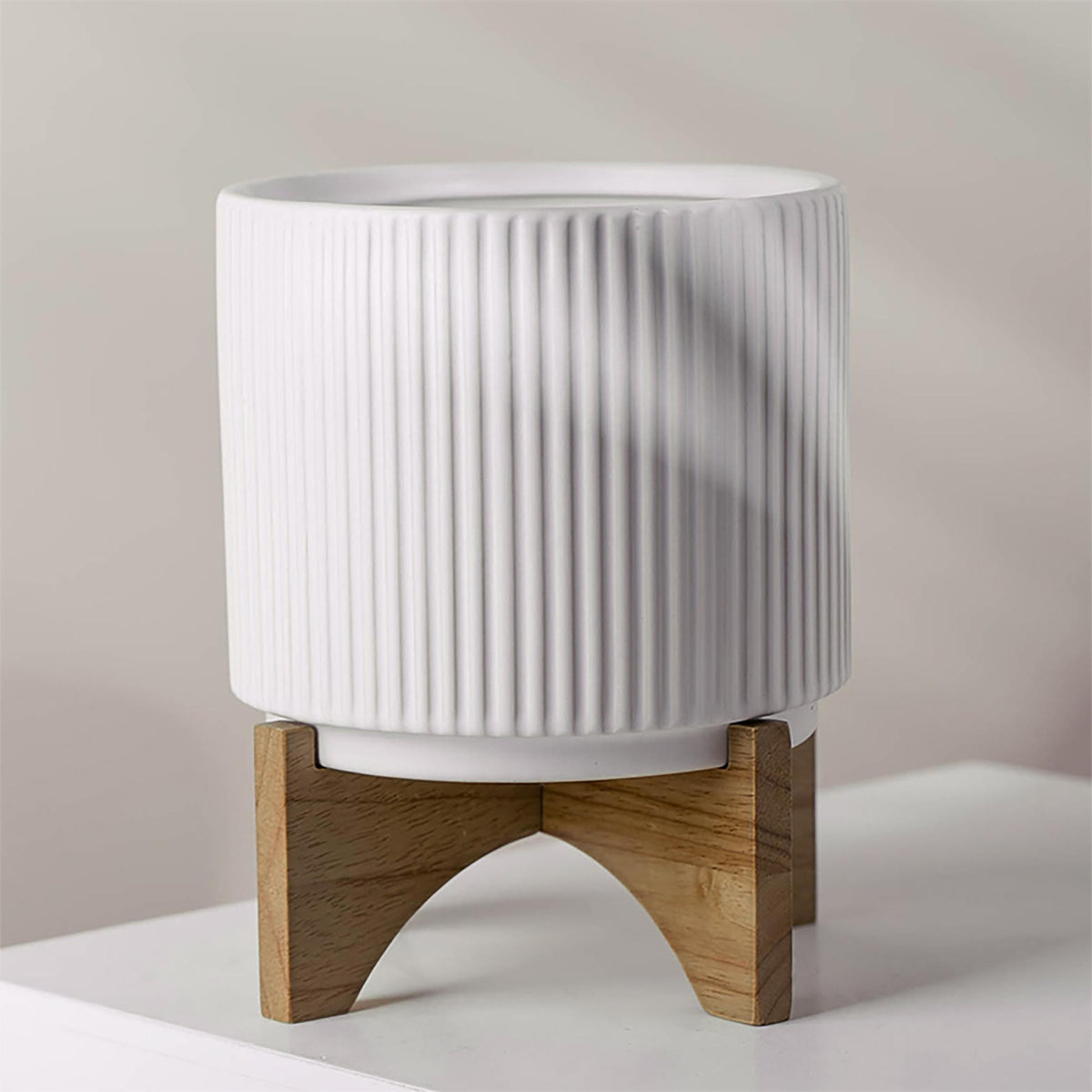 Bamboo Plant Pot Stand – image 4