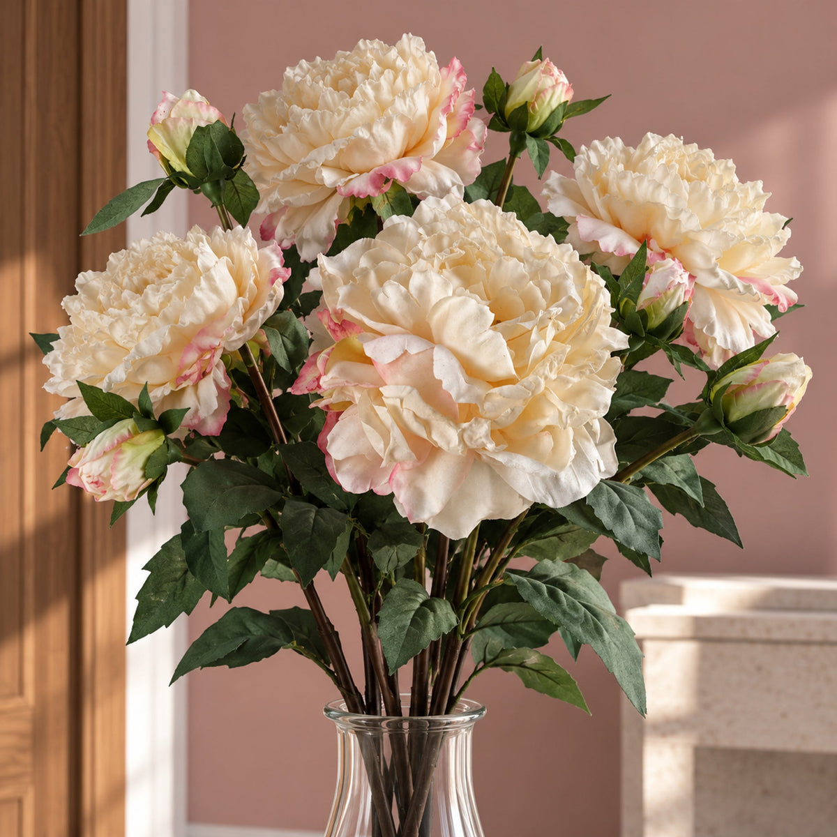 60cm Peony Artificial Flower Stems