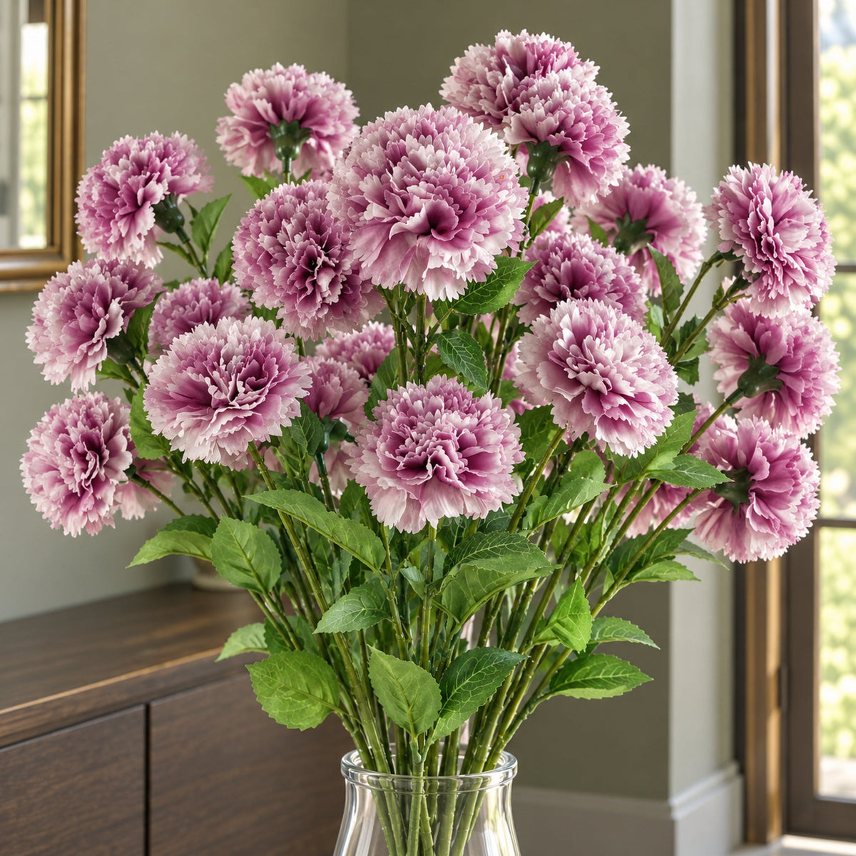 70cm Faux Artificial Carnation Stem Sprays
