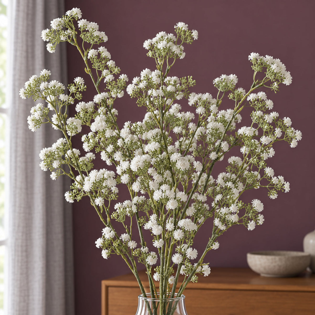 85cm Gypsophila Faux Stem