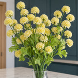 50cm Dahlia Pompom Faux Artificial Stem