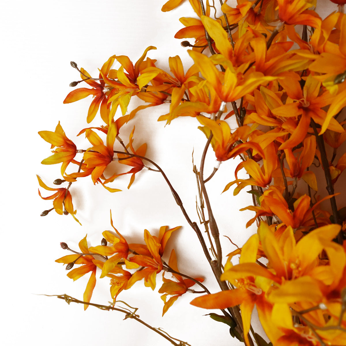 130cm Yellow Blossom Floral Spray Artificial – image 5