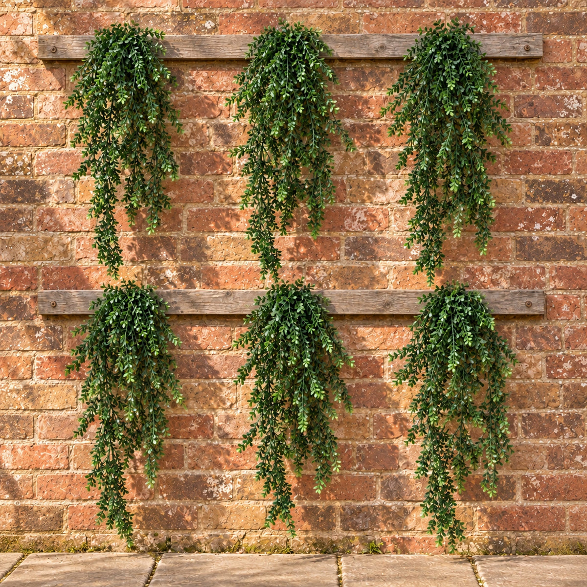 Hanging UV and Fire Resistant Artificial Small Leaf Plant 78cm