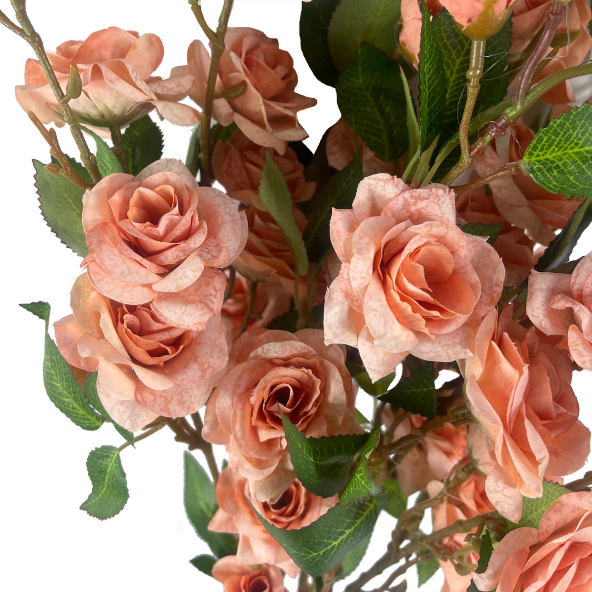 90cm Artificial Pink Rose Stems – image 2