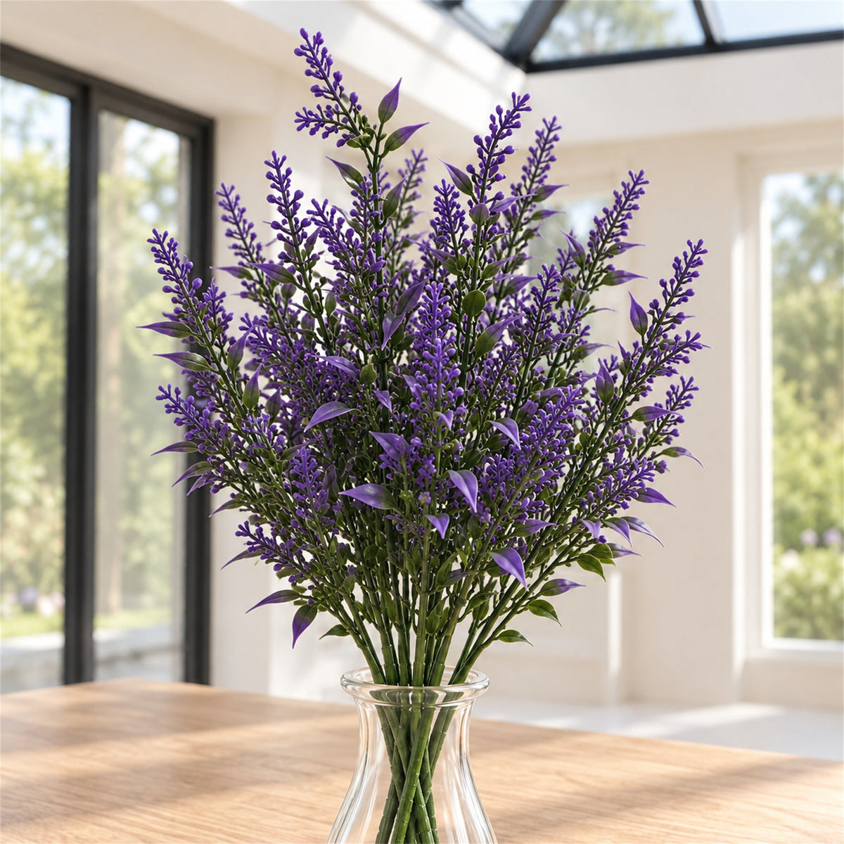 34cm Artificial Heather Stem Plant