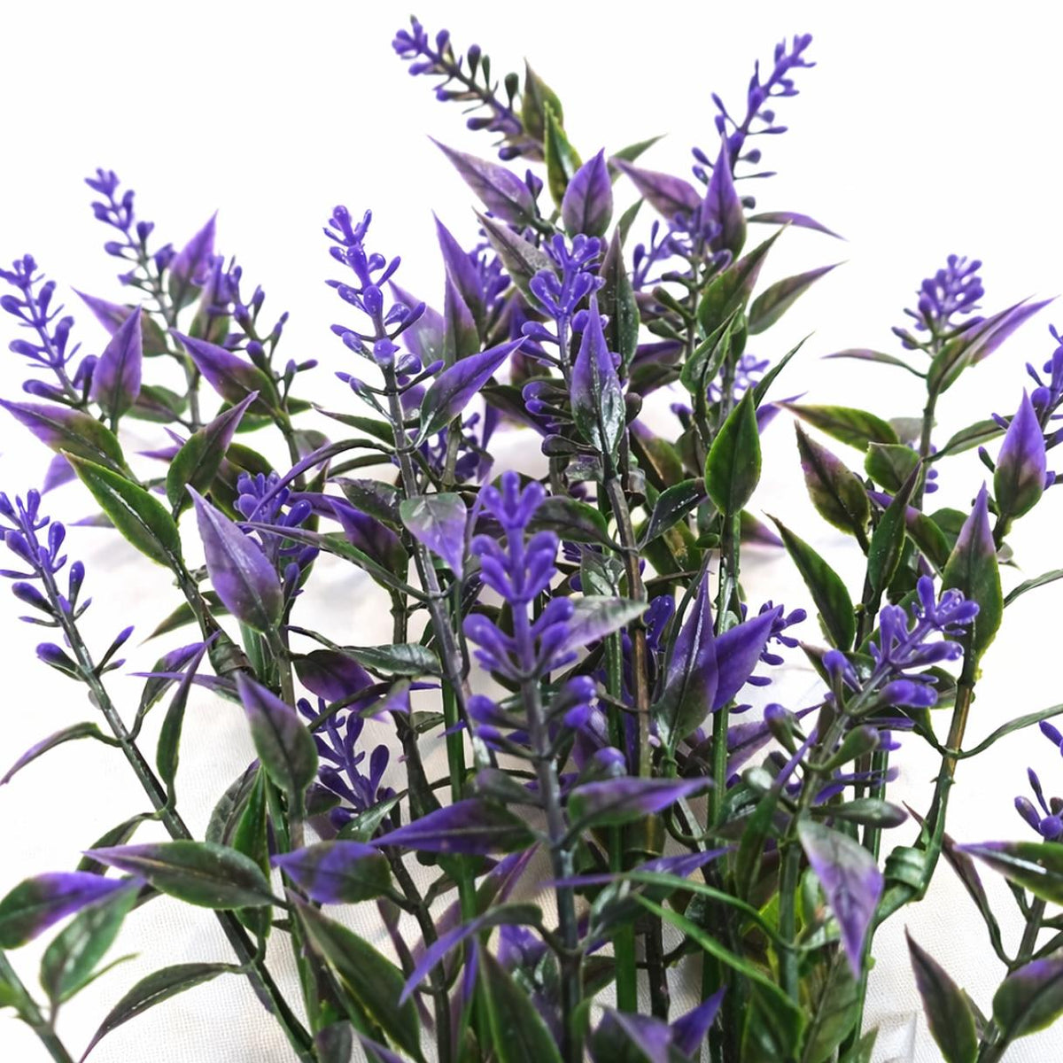 34cm Artificial Heather Stem Plant - Purple - Single Plant