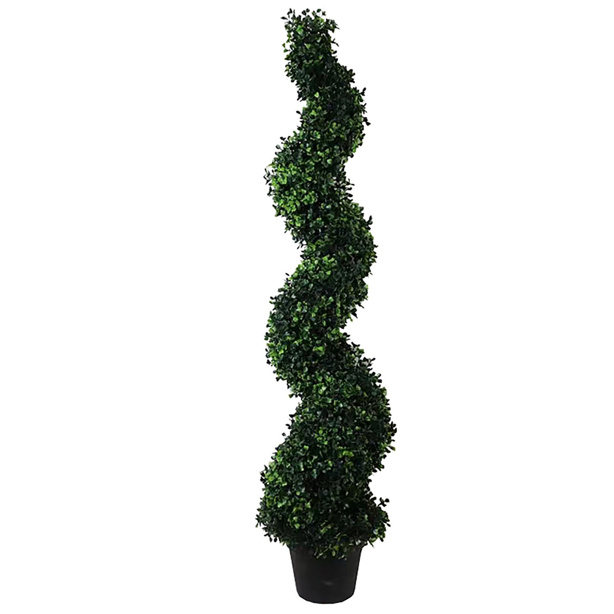 120cm Artificial Natural Boxwood Spiral Topiary – image 2