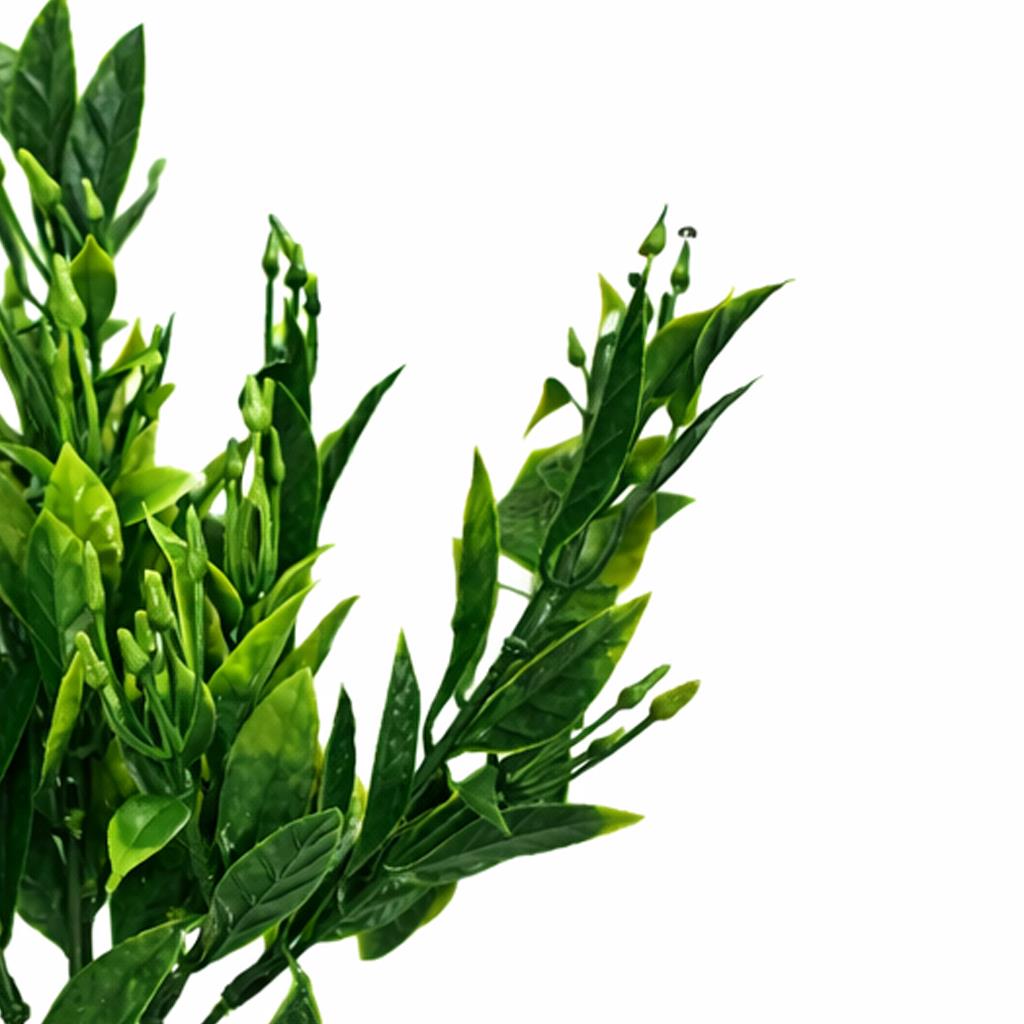 32cm Artificial Green Foliage Spray Stem Faux Leafy Decorative Greenery – image 4