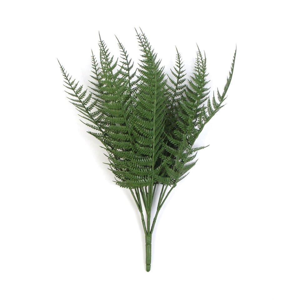 35cm Fire Resistant Artificial Fern Stem – image 3