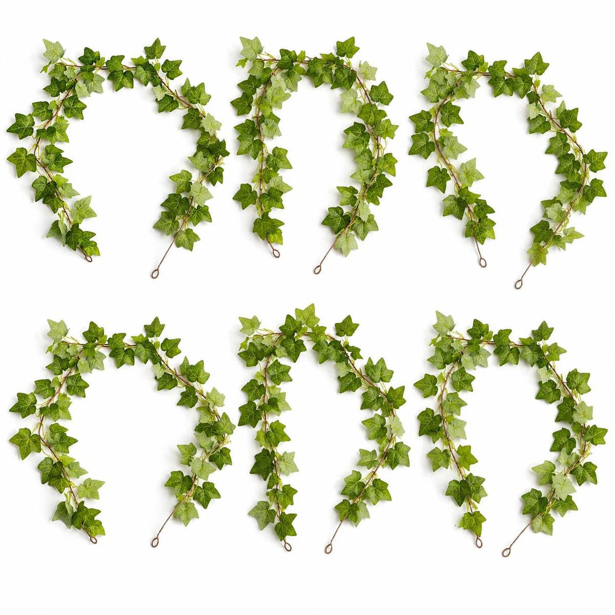 160cm Artificial Ivy Garland Trailing Hanging Plant Faux Foliage - Green – image 4