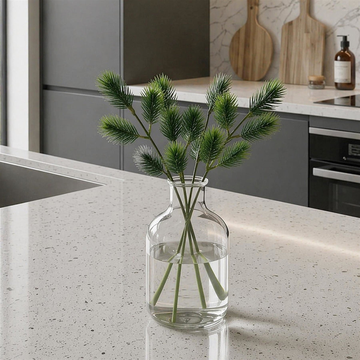 45cm Artificial Pine Cone Spray Stem – image 5