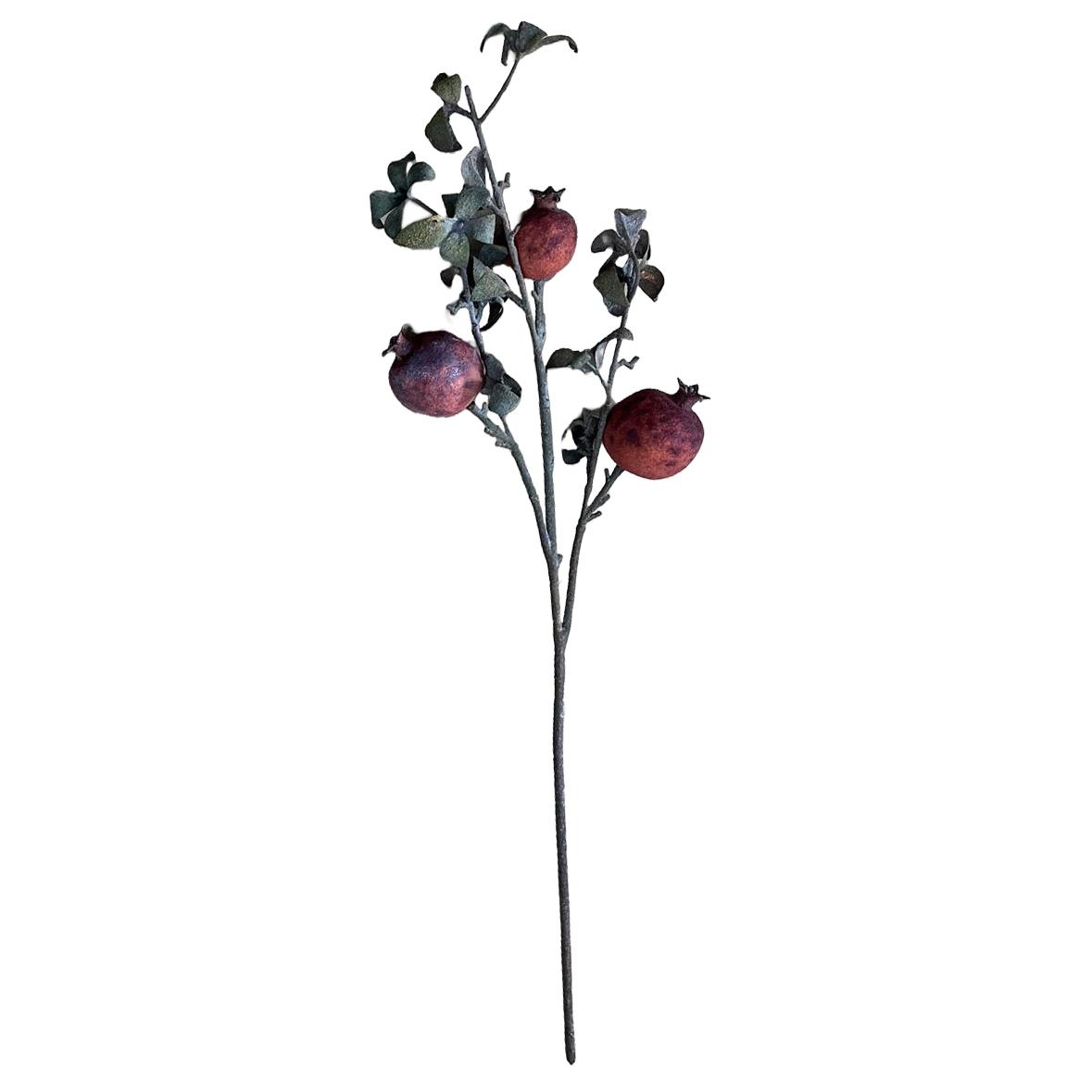 75cm Artificial Pomegranate Stem – image 3