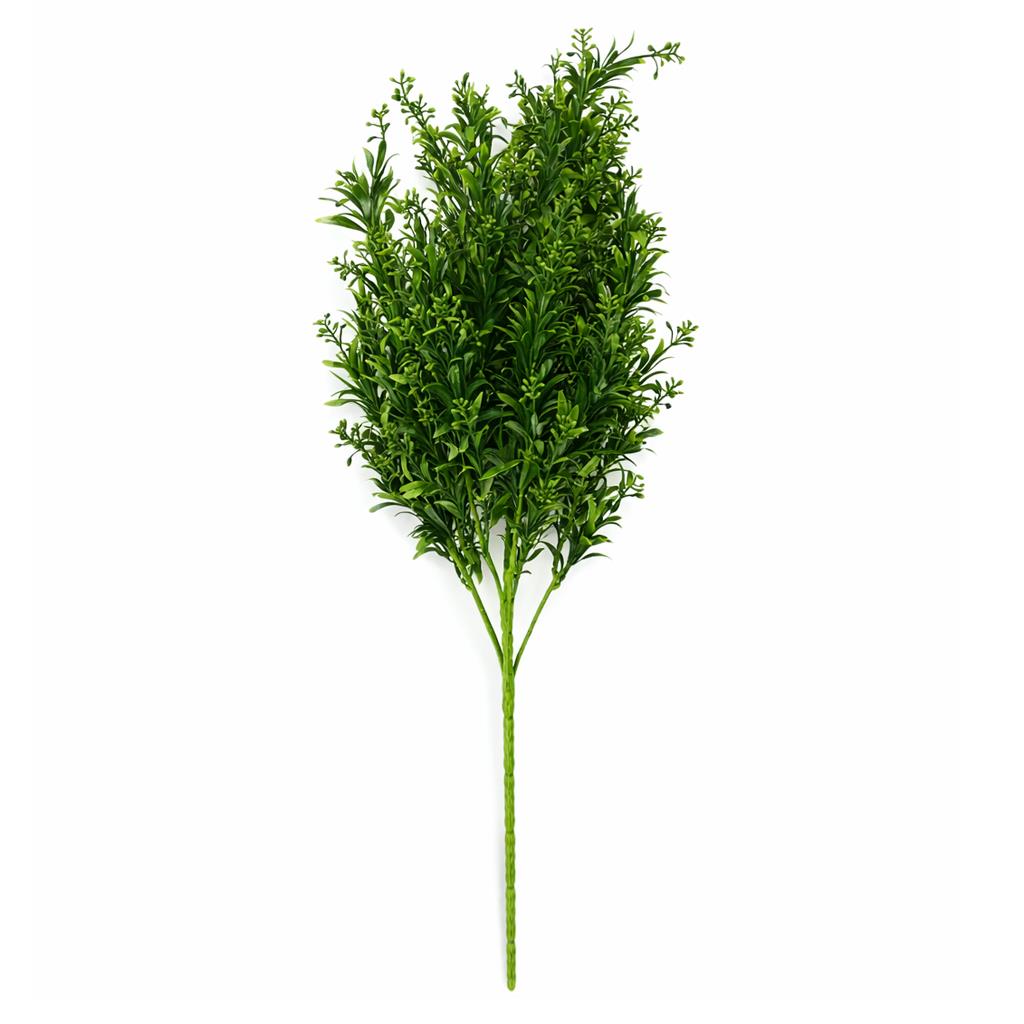75cm Artificial Rosemary Style Foliage Bush Stem