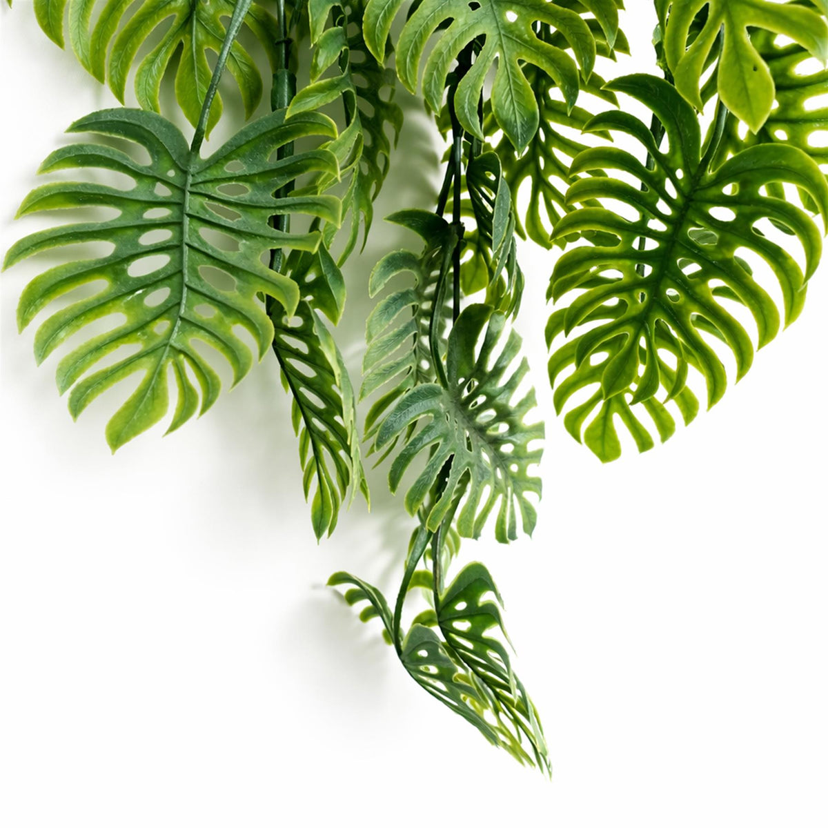 80cm Artificial Trailing Tropical Monstera Plant - Sage Green – image 3